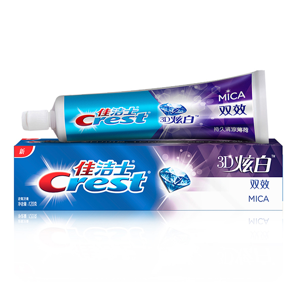 CREST/佳洁士 3D炫白双效牙膏 6903148054215 120g 1支
