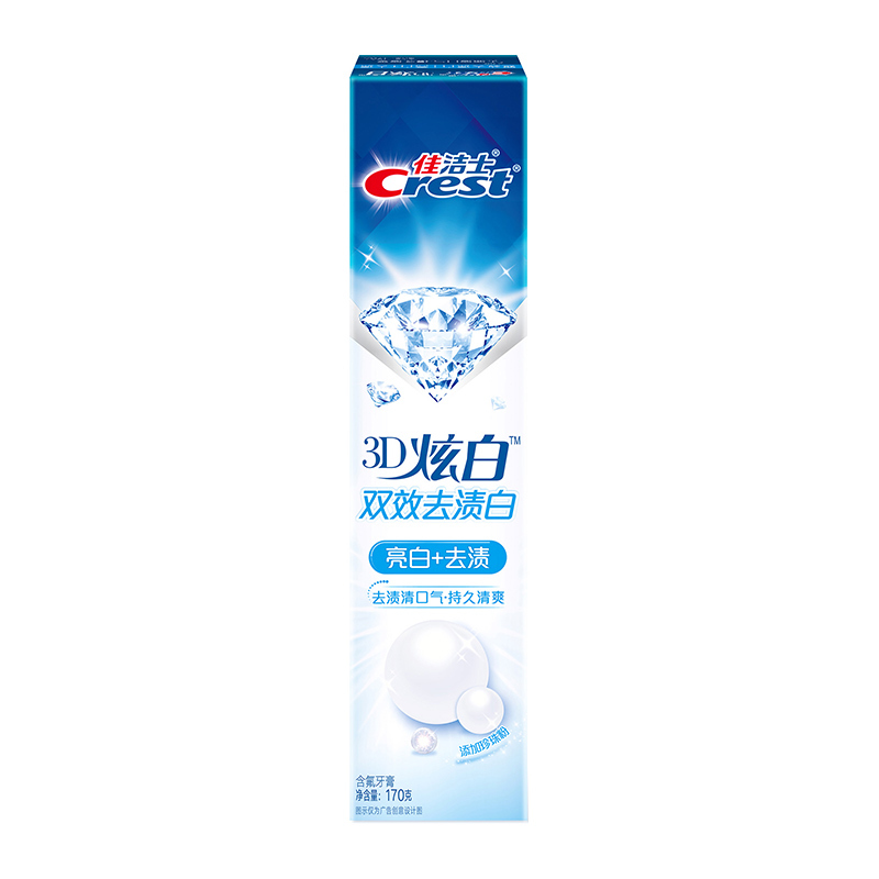 CREST/佳洁士 3D炫白双效牙膏 6903148094365 180g 1支