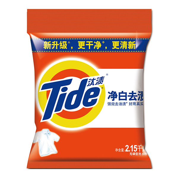 TIDE/汰渍 净白去渍洗衣粉 6903148114315 2.15kg 强效去渍型 1袋