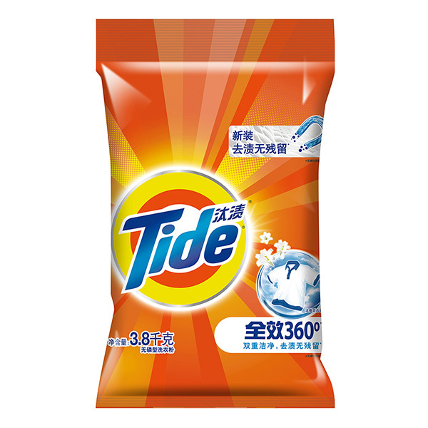 TIDE/汰渍 全效360度洗衣粉 6903148141786 3.8kg 洁雅百合香型 1袋