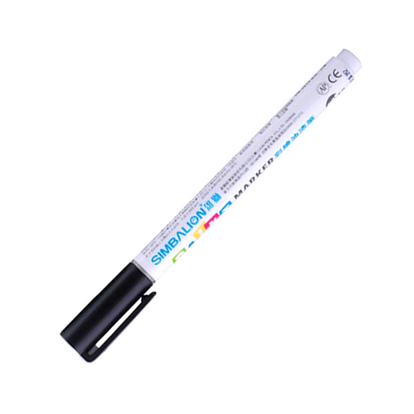 SIMBALION/雄狮 1mm彩绘油漆笔 VN3010 黑色 1mm 12支 1盒
