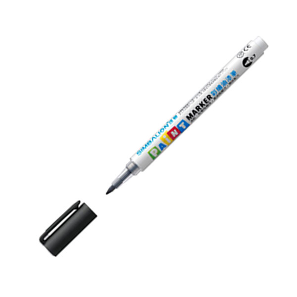 SIMBALION/雄狮 0.7mm彩绘油漆笔 VN3007 黑色0.7mm 1支