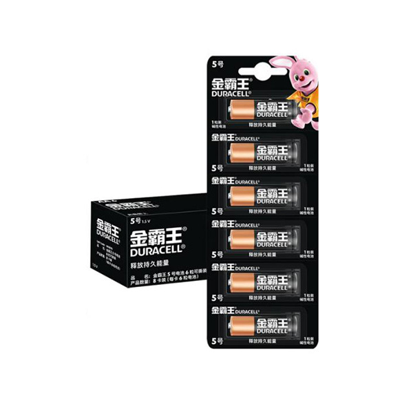 DURACELL/金霸王 5号电池 5号 6粒装 1包