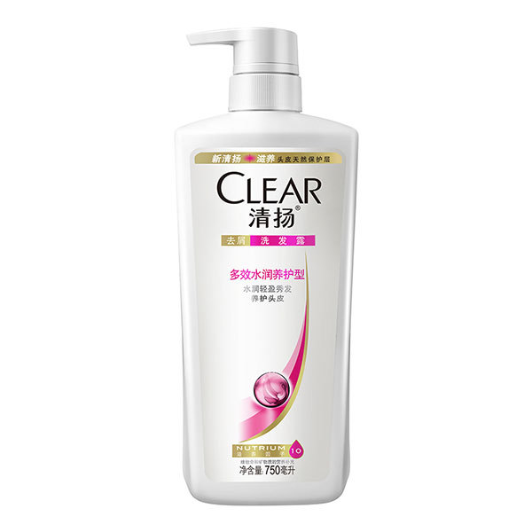 CLEAR/清扬 去屑洗发露多效水润养护型 6902088112979 750g 1瓶