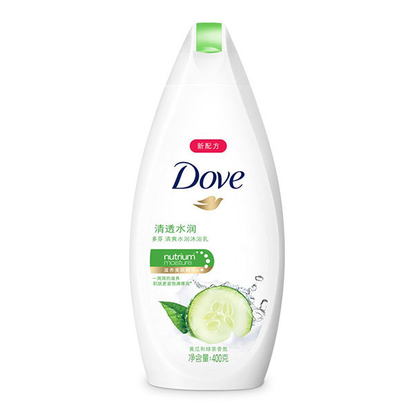 DOVE/多芬 清透水润清爽水润沐浴乳 6902088308310 400g 1瓶