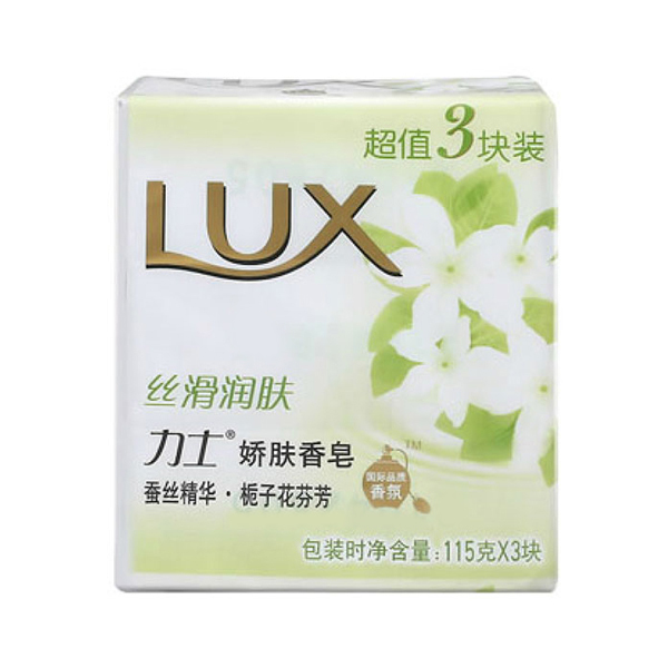 LUX/力士 丝滑润肤娇肤香皂 115g×3 1组