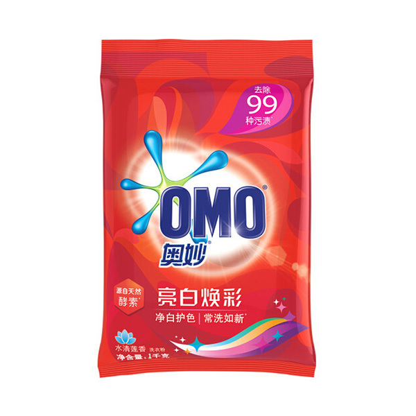 OMO/奥妙 亮白焕彩洗衣粉 6902088717280 1kg×6袋 1件
