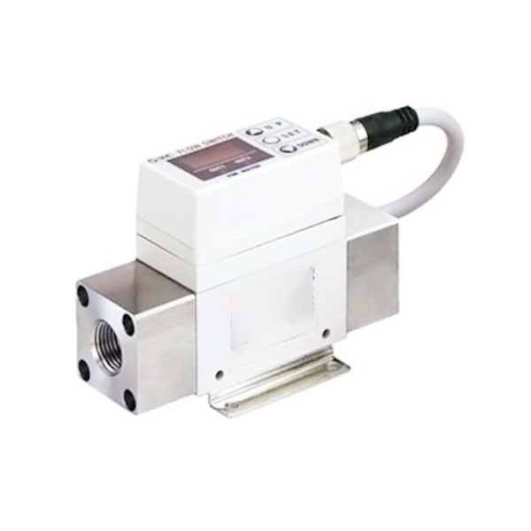 SMC PF2W系列水用数字式流量开关-显示一体型 PF2W720-03-27 流量范围2~16L/min 接口Rc3/8 NPN 1个