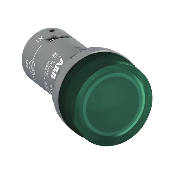 ABB C系列紧凑型指示灯 CL2-523G 安装直径22mm 绿色 10个 1包