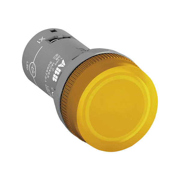 ABB C系列紧凑型指示灯 CL2-523Y 安装直径22mm 黄色 10个 1包