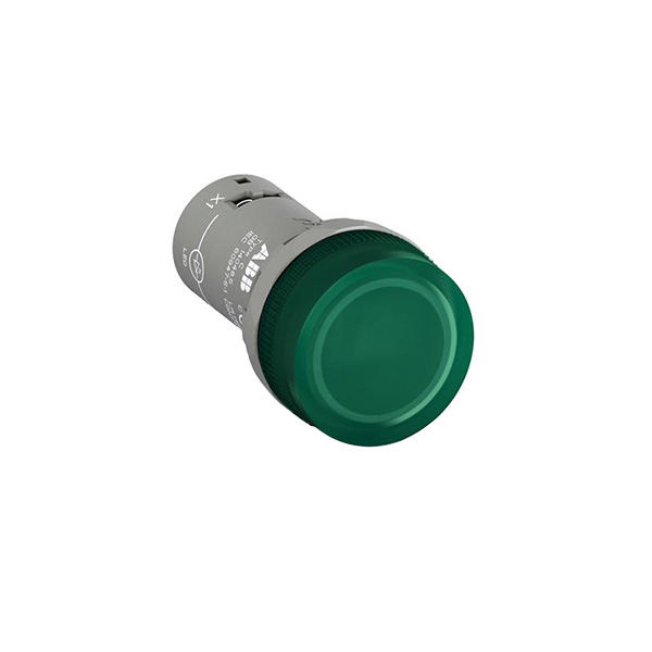 ABB C系列紧凑型指示灯 CL2-623G 安装直径22mm 绿色 峰值抗感应电压60V以上 10个 1包