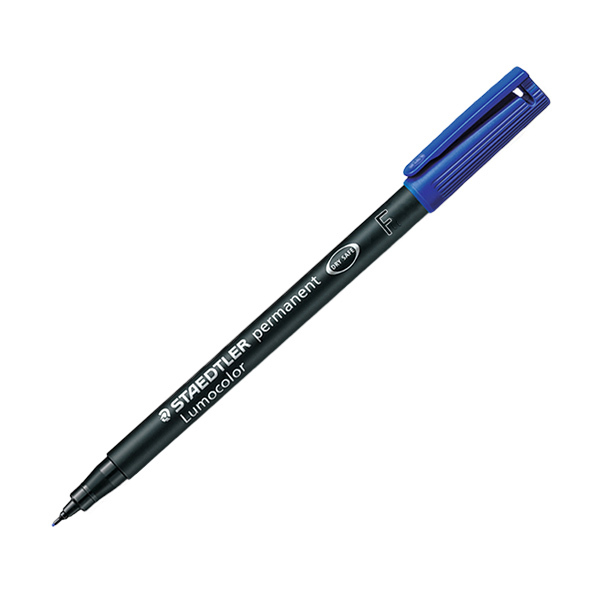 STAEDTLER/施德楼 速干油性笔 F318 蓝色 0.6mm 1支