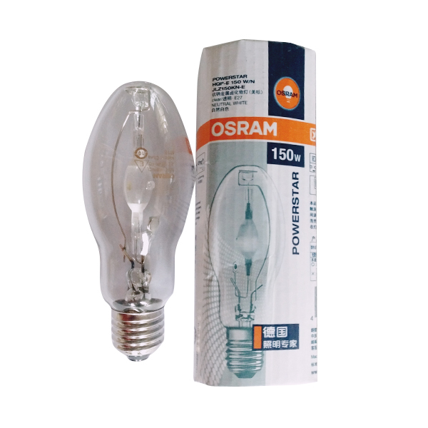 OSRAM/欧司朗 金卤泡 HQI-E 150W//N/SI/CLEAR 美标 1个