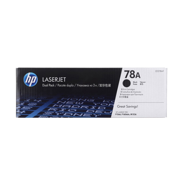 HP/惠普 78A 硒鼓(双包装) CE278AF 黑色 1件