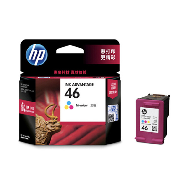 HP/惠普 墨盒 CZ638AA 46 彩色 1件