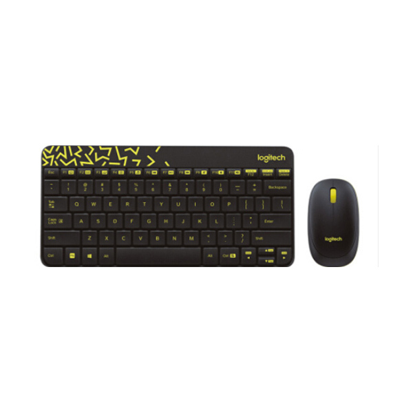 LOGITECH/罗技 无线鼠标套装 MK240 Nano 黑黄套装 1套