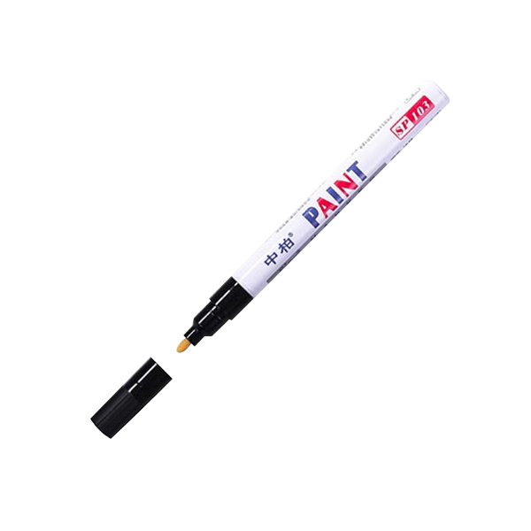 SIPA/中柏 油漆笔 SP103 2mm 黑色 1支