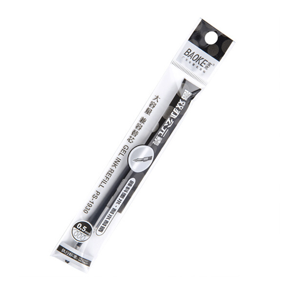 BAOKE/宝克 中性笔芯 PS1930 黑色 大容量 0.5mm 12支 1盒