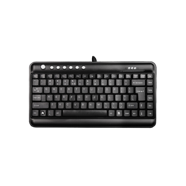 A4TECH/双飞燕 有线键盘 KL-5 USB 黑色 1个