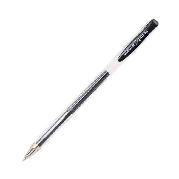 UNI/三菱 UM-100 中性笔 UM-100 黑色 0.5mm (替芯UMR-5)10支/盒 1盒