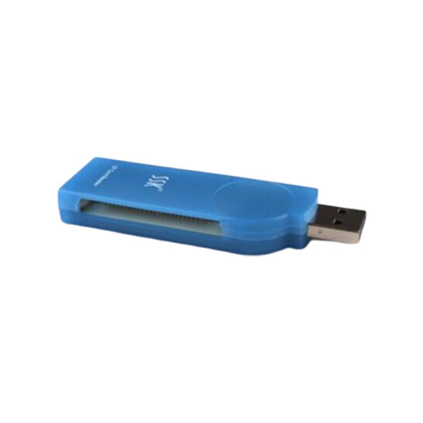 SSK/飚王 读卡器(蓝色) SCRS028 USB2.0 CF卡 1个
