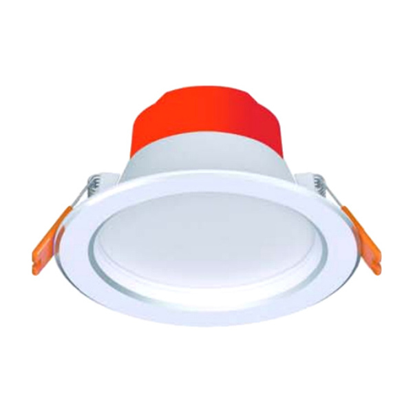 FSL/佛山照明 LED筒灯 3.5寸 7W 3000K 黄光 开孔Φ105mm 白玉银边 1套
