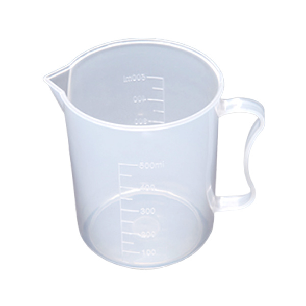 LEIGU/垒固 PP塑料量杯 S-000104 500mL 口径89mm 带柄 1个