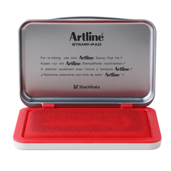 ARTLINE/旗牌雅丽 印台 EHJ-1 红色 40×63mm 1个