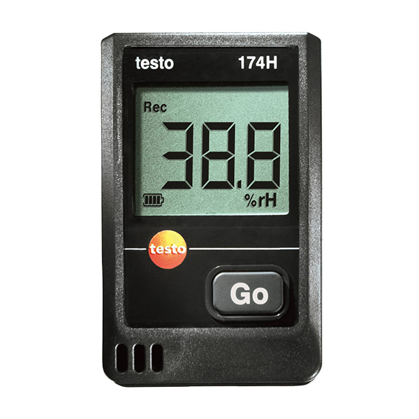 TESTO/德图 迷你型温度记录仪套装 testo 174 H 包括有编辑和读取数据底座 墙面安装支架 电池(2xCR2032)及出厂报告 1套