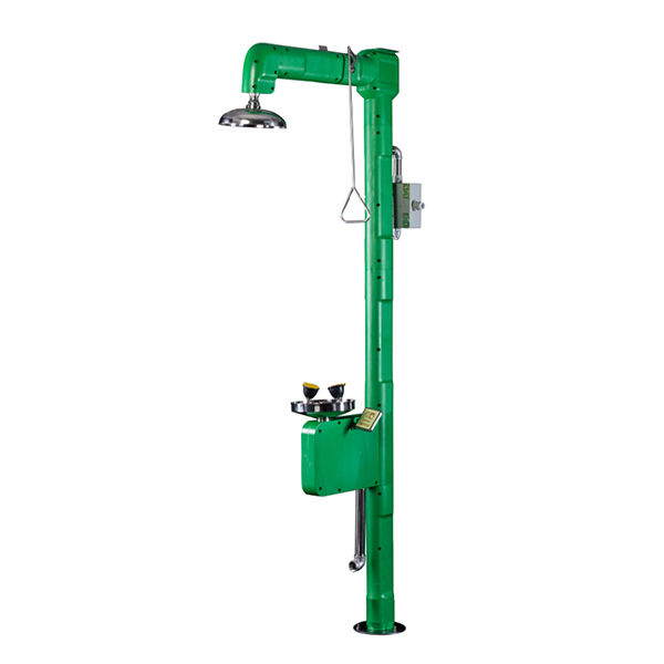 BOHUA/博化 复合式电伴热洗眼器 ZKH30-1062L 304不锈钢 绿色ABS 不含声光报警灯 1台