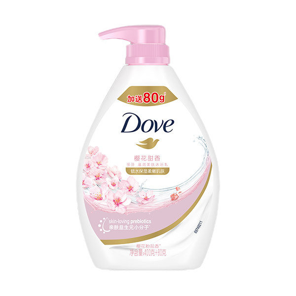 DOVE/多芬 樱花甜香滋养美肤沐浴乳 6902088421200 400g 1瓶