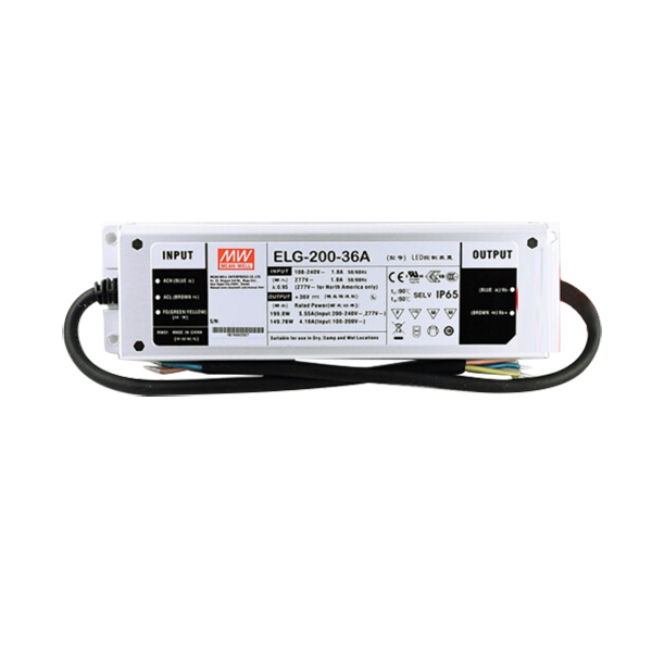 MW/明纬 ELG-200系列恒流型+恒压型驱动器 ELG-200-36A-3Y 1个