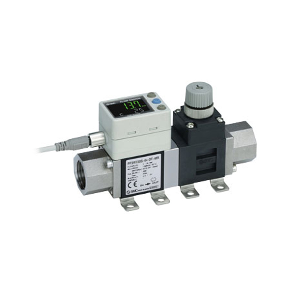 SMC PF3W系列水用数字式流量开关 PF3W720-04-A-M 流量范围2~16L/min 接口Rc1/2 NPN 1个