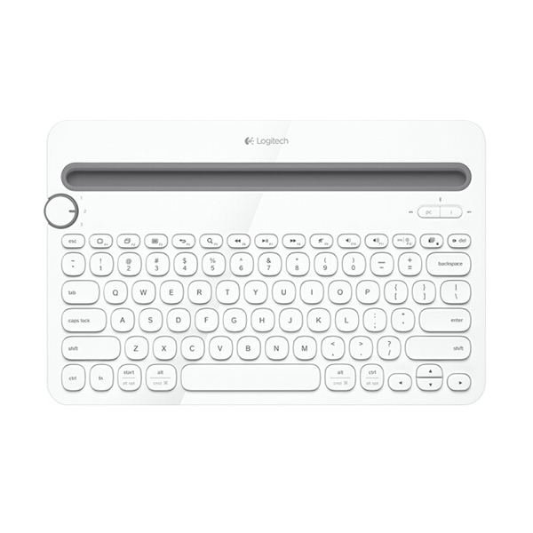 LOGITECH/罗技 无线键盘 K480 白色 1个