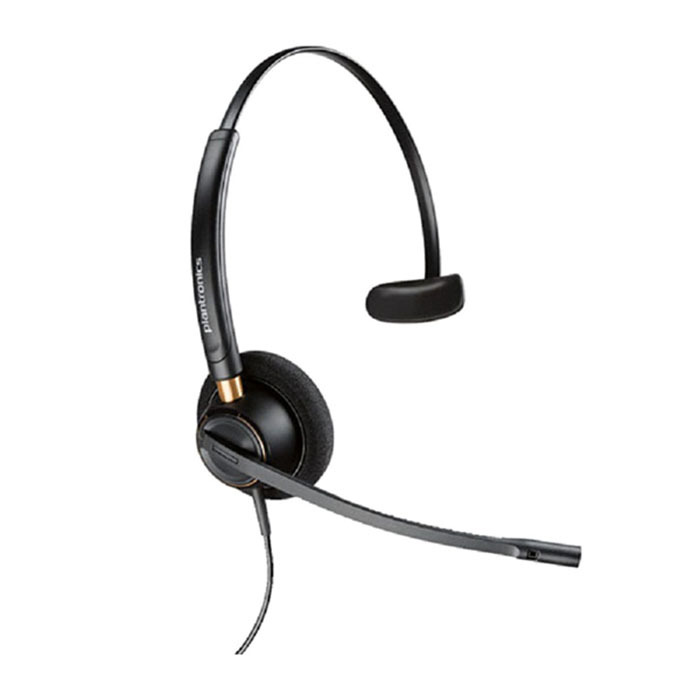 PLANTRONICS/缤特力 单边电话呼叫中心客服耳麦 HW510 QD接口 需要另外配线使用 1副