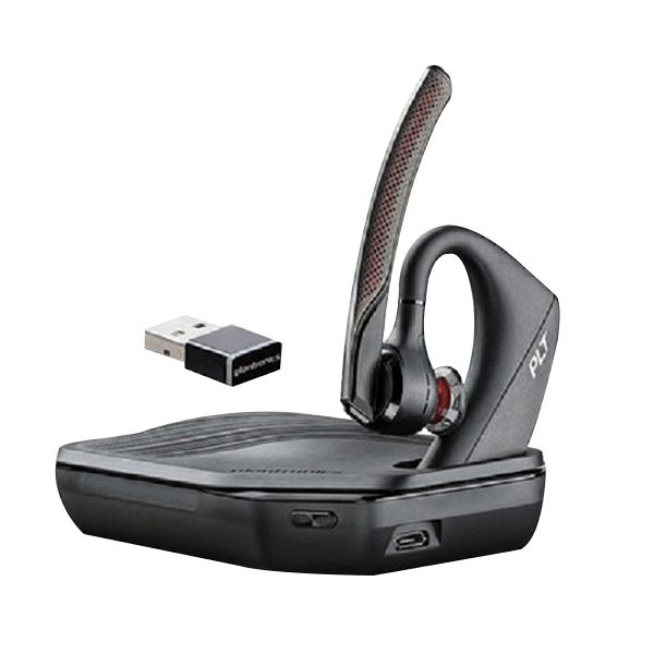PLANTRONICS/缤特力 蓝牙耳机 Voyager 5200 UC 手机+电脑 商务套装 1副