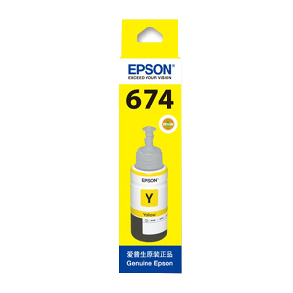 EPSON/爱普生 墨水补充装 T6744 黄色 1盒