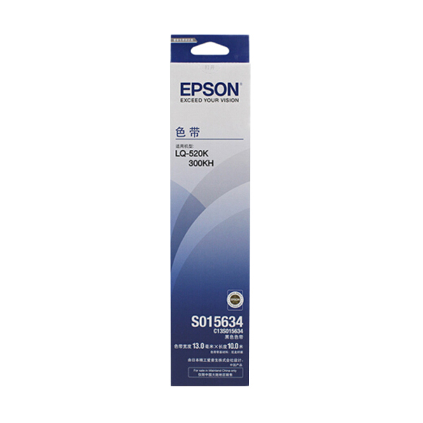 EPSON/爱普生 色带 C13S015634 黑色 1盒
