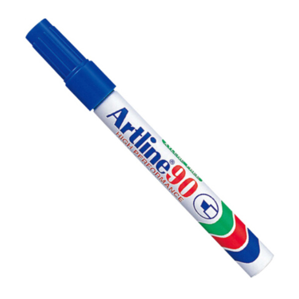 ARTLINE/旗牌雅丽 油性速干记号笔 EK-90 蓝色 2~5mm 1支