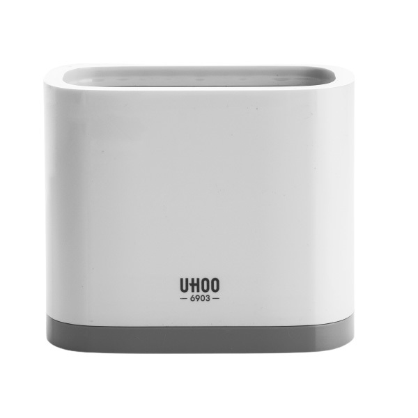 UHOO/优和 多用收纳筒 6903 白灰色 64×120×102mm 1只