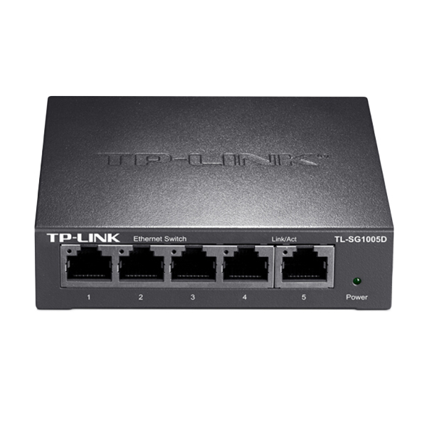 TP-LINK/普联 桌面式千兆交换机 TL-SG1005D 5口 1个