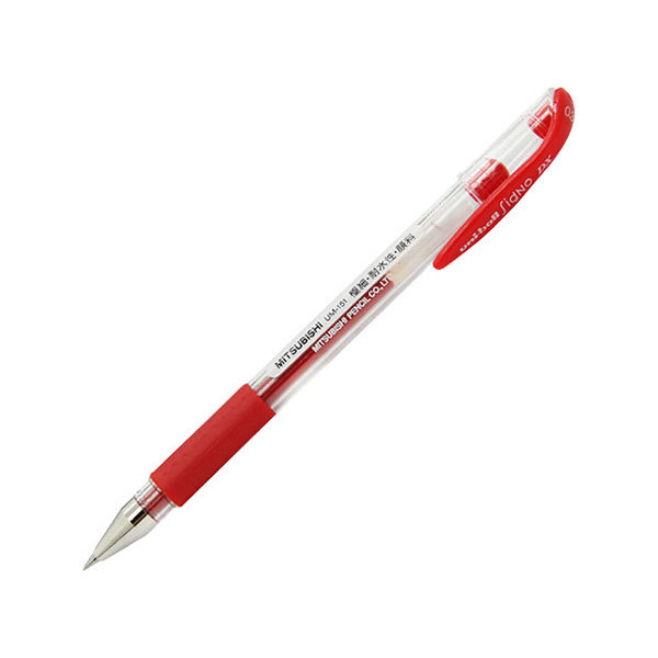 UNI/三菱 UM-151-38 极细啫喱笔 UM-151-38 0.38mm红色 1支