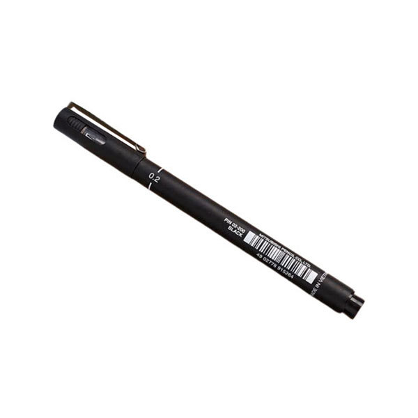 UNI/三菱 PIN-200 针管笔 PIN05-200 0.5mm黑色 1支
