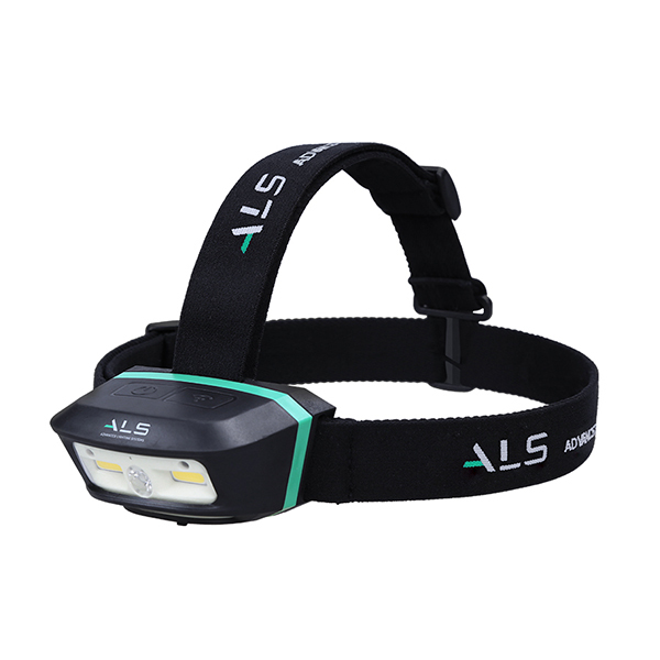 ALS LED感应头灯(可拆卸充电式) HDL251R 聚光150lm 泛光250lm 弧形补光120lm 3.8V 1套