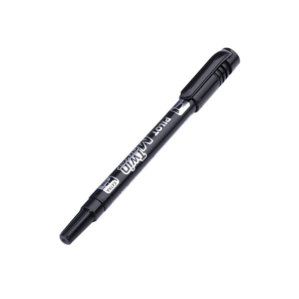 PILOT/百乐 油性双头记号笔 SCA-TM 粗头2mm 细头1mm 黑色 1支