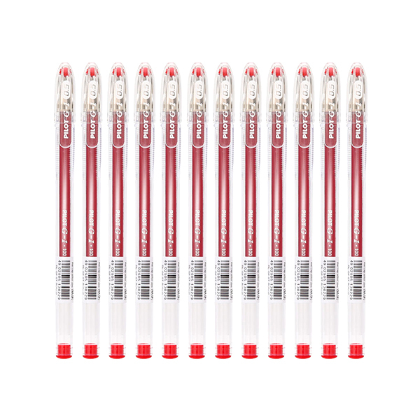 PILOT/百乐 啫喱笔 BL-G1-5T 0.5mm 红色 1支