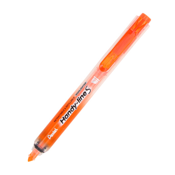 PENTEL/派通 按动式荧光笔 SXS15 1~3.6mm 橙色 1支