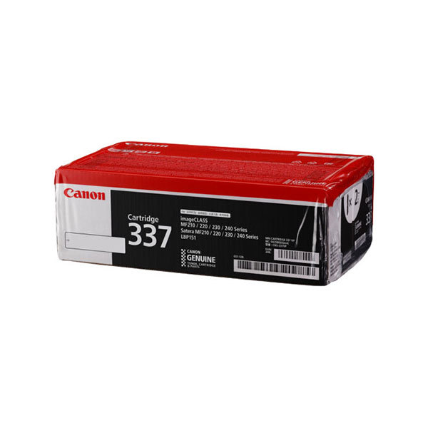 CANON/佳能 双包硒鼓 CRG-337VP 黑色 1个