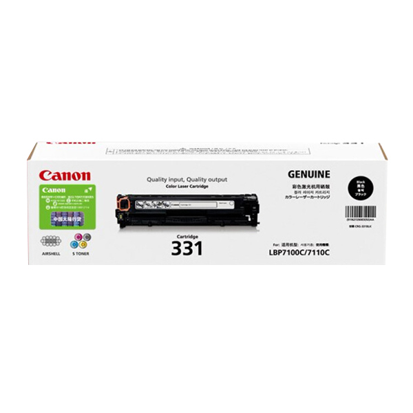 CANON/佳能 硒鼓 CRG-331BK 黑色 1个