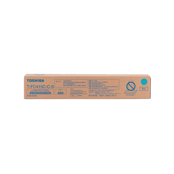 TOSHIBA/东芝 墨粉 T-FC415C-C-S 蓝色 适用东芝2010AC/2510AC/2515AC/3015AC/4515AC/5015AC 70g 1个
